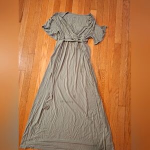 Kindred Bravely Maxi Wrap Dress Maternity/Nursing/Pumping